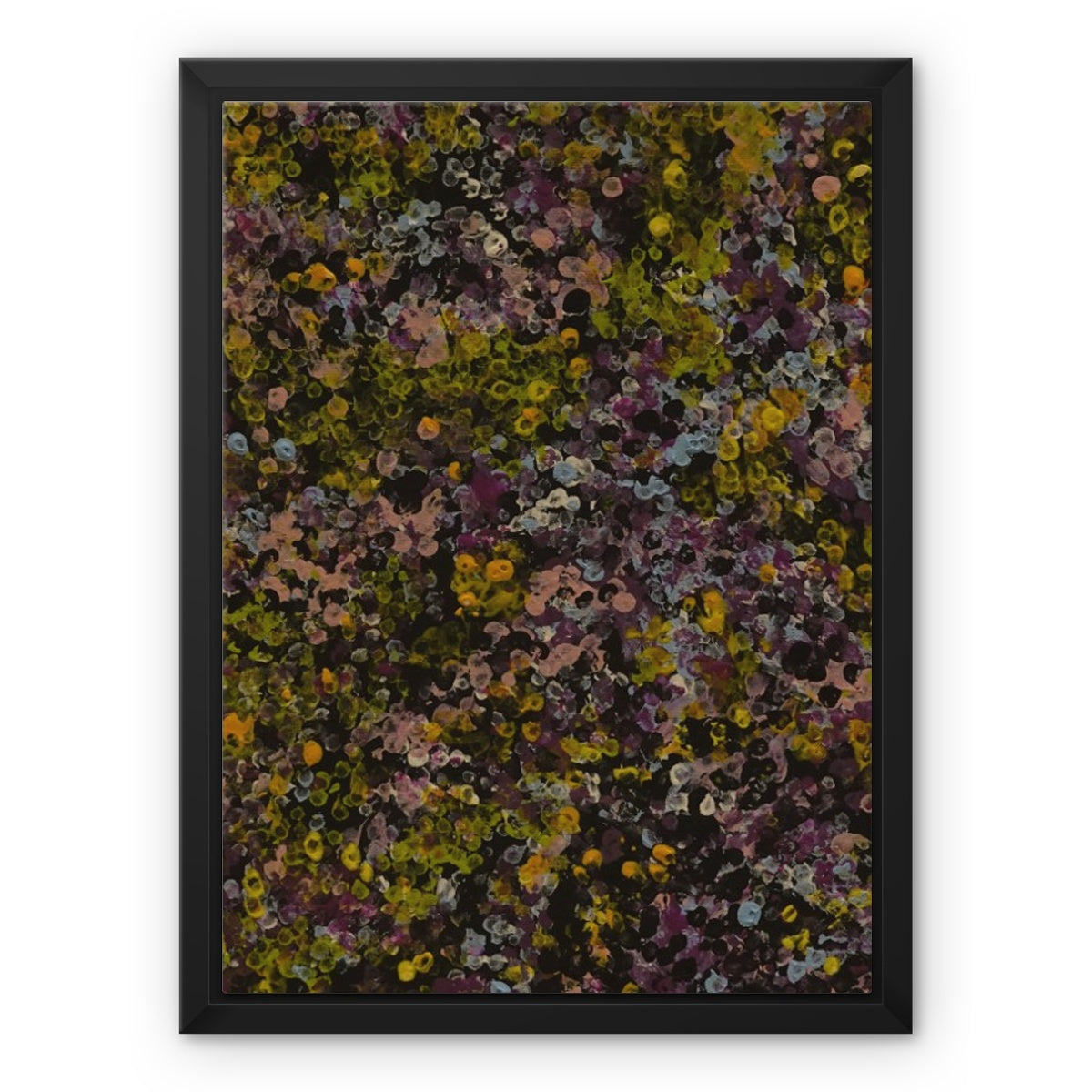 "Millefiori" Framed Canvas Print by François De Lievre