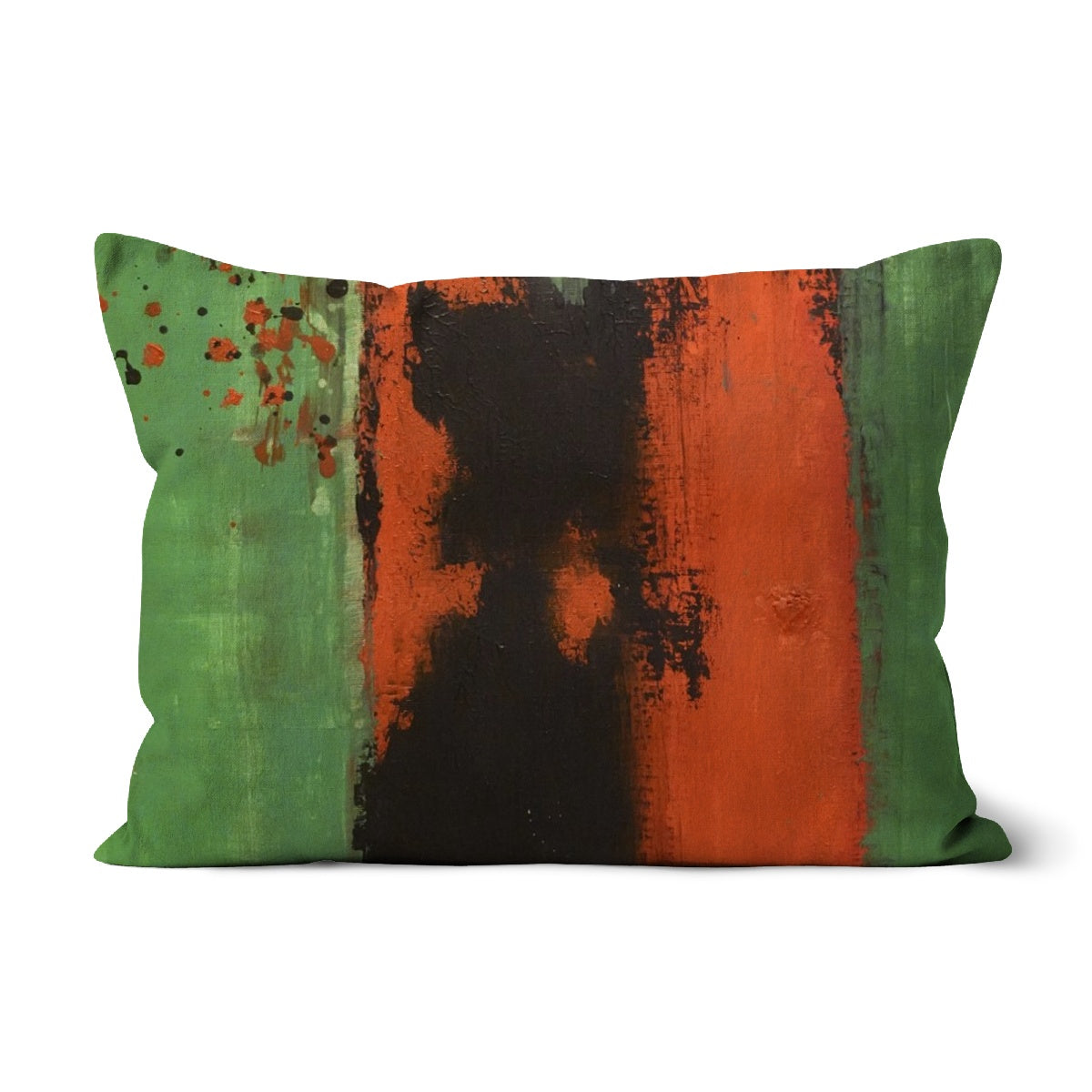 "La tour noire en feu" de François De Lièvre -Art Cushion