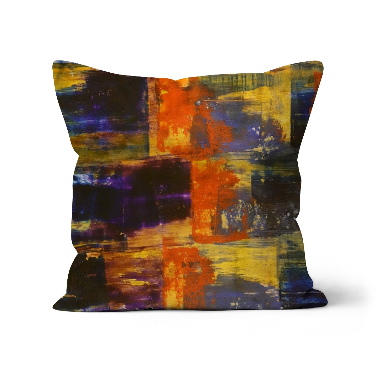 Art Cushion printed from original acrylic painting "Bonjour Monsieur Richter" by François De Lievre Cushion