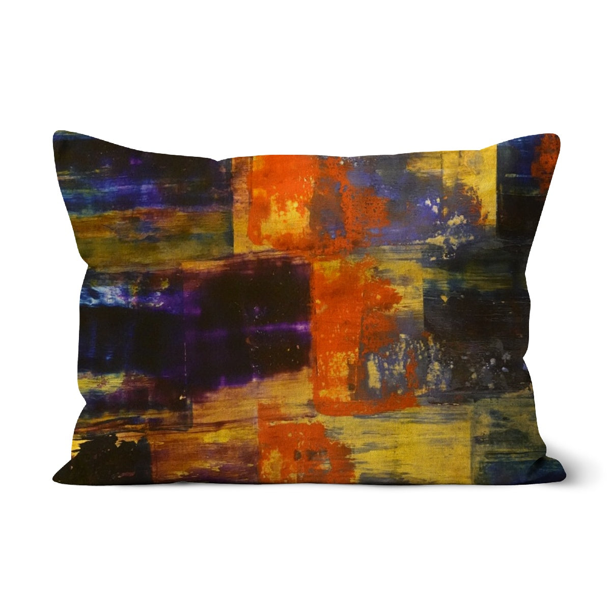 Art Cushion printed from original acrylic painting "Bonjour Monsieur Richter" by François De Lievre Cushion