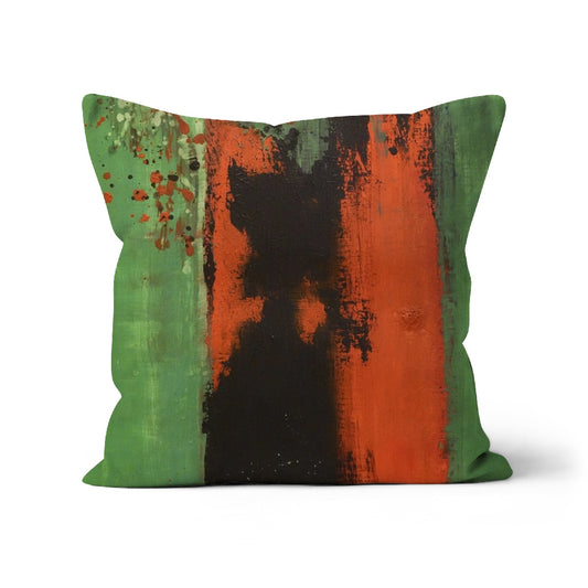 "La tour noire en feu" de François De Lièvre -Art Cushion