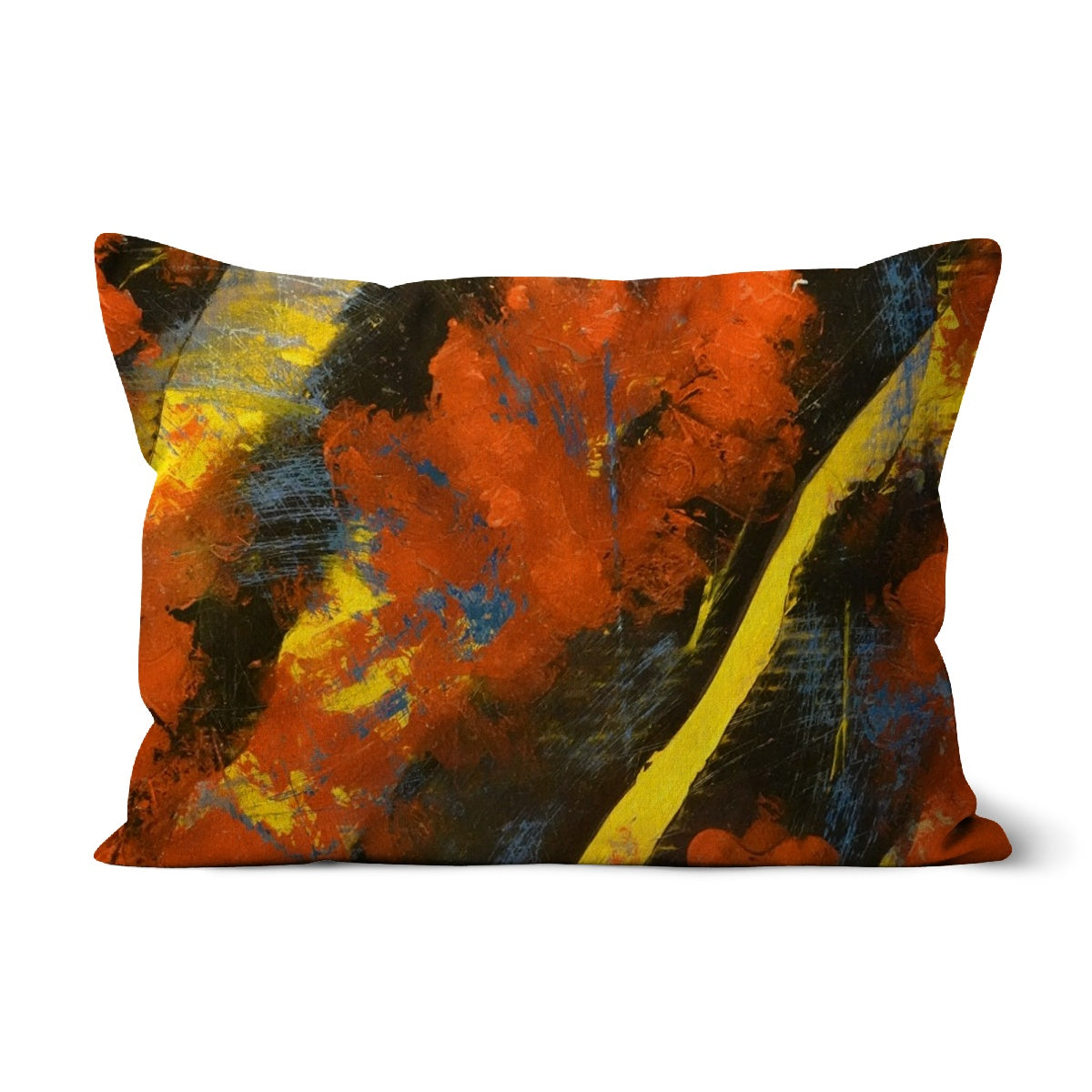 "Le feu dévore un autre feu" de François De Lievre -Art Cushion