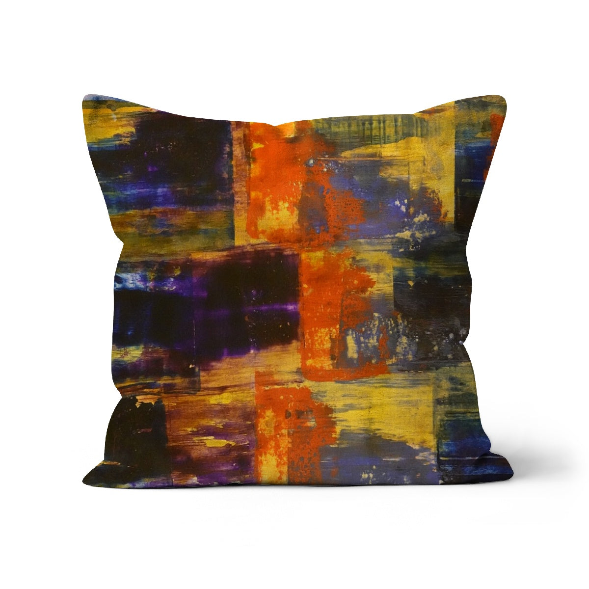 Art Cushion printed from original acrylic painting "Bonjour Monsieur Richter" by François De Lievre Cushion