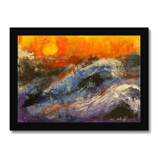 "La 2eme Vague" by Colette Staes Framed Fine Art Print