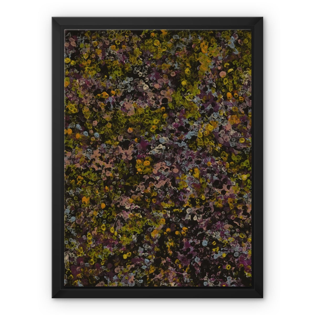 "Millefiori" Framed Canvas Print by François De Lievre