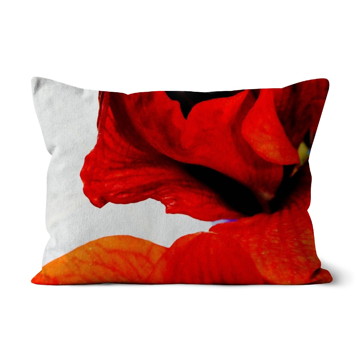 Coussin imprimé : d'après Art-Picture "Rougeflower" de François De Lièvre Coussin